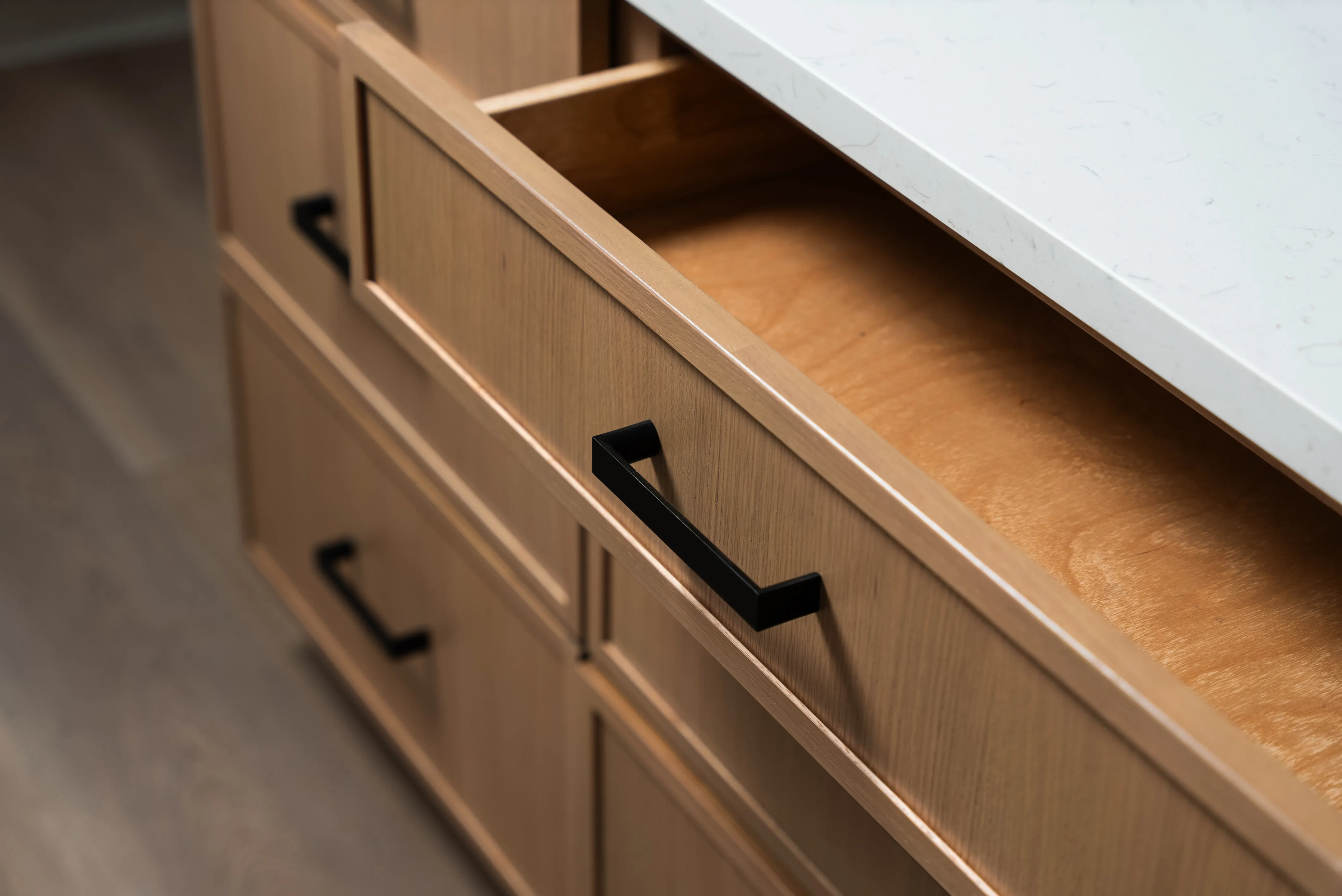 Kitchen detail from our Dixie Springs build