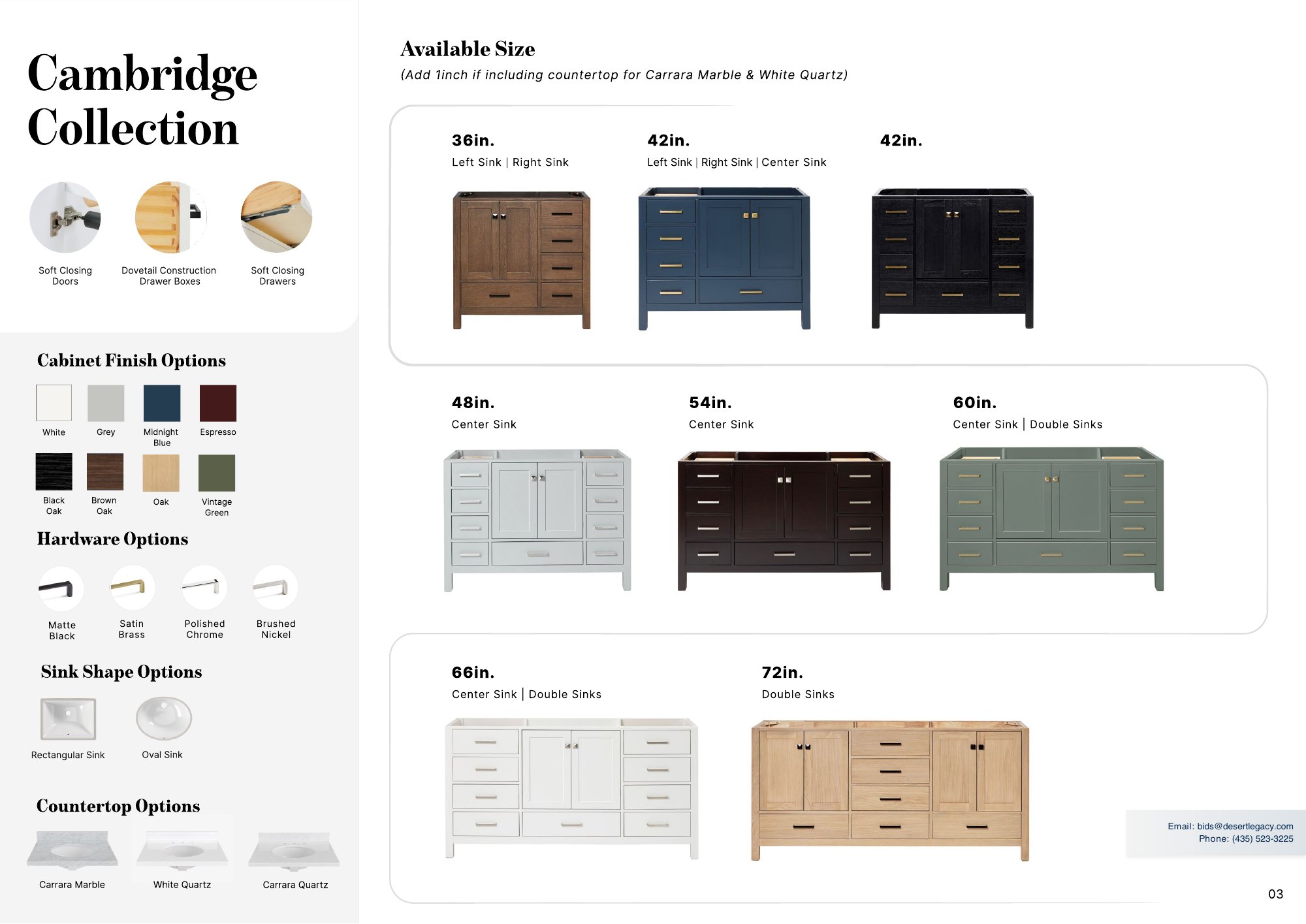 Desert Legacy Vanity Collection — page 2 of 19